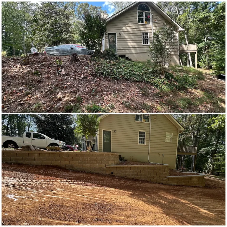 before after1 - LP Grading Canton GA